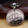 A Silver Dream 1946 Half Penny Coin Keyring