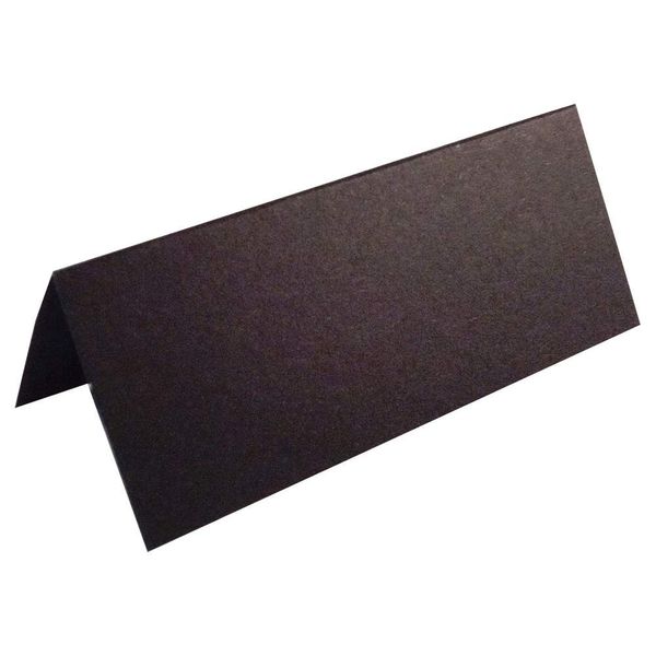 100 x Black Blank Wedding Table Name Place Cards - UK Card Crafts