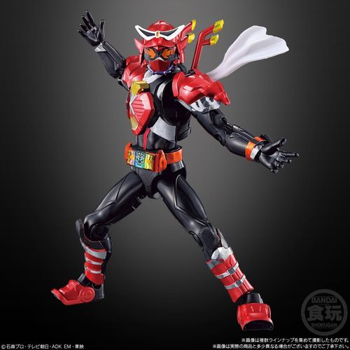 BANDAI Soudou Kamen Rider Gatchard → 2 Left & Sodo Kamen Rider Gets (Set of 12), Candy Toy, Chewing Gum (Kamen Rider Gatchard)
