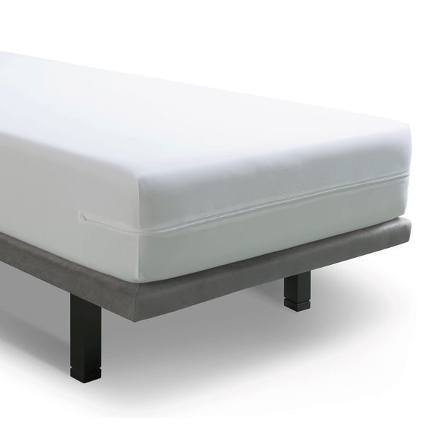 Velfont - Mattress Encasement 70x140 cm Cot Bed Size | Anti-dust mite | Breathable and Waterproof | Zipped Mattress