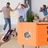 2-Drawers Bluetooth Music Nightstand w/Fingerprint Lock and Wireless Charging