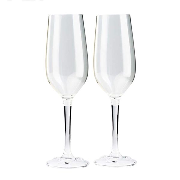 GSI Glass Nesting Champagne Flutes Set of 2 118720310000000 6.1 x 13cm