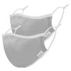 DaLaCa Mask, Reusable, Washable, Mesh Fabric, 2-Way Mask for Outdoor Manufacturers, Easy Breathing, 8 Colors to Choose from. (Pack of 2, Light Gray)