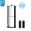 Water Filtration System 2.9 Gallons 3-Stage 304 stainless