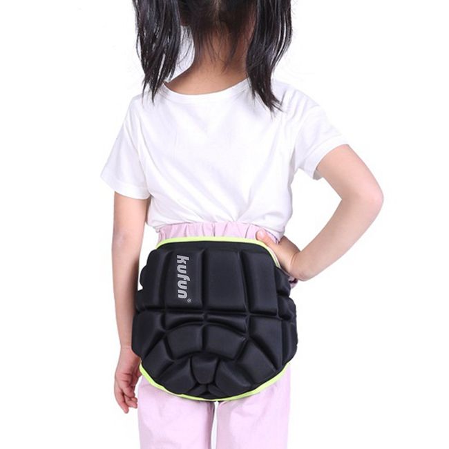 skateboarding beginner hip protector kids skating skiing snowboard hip pad kids hip guard 3-12 years old butt kids buttocks adjustable shockproof outside inline skating roller skates kufun