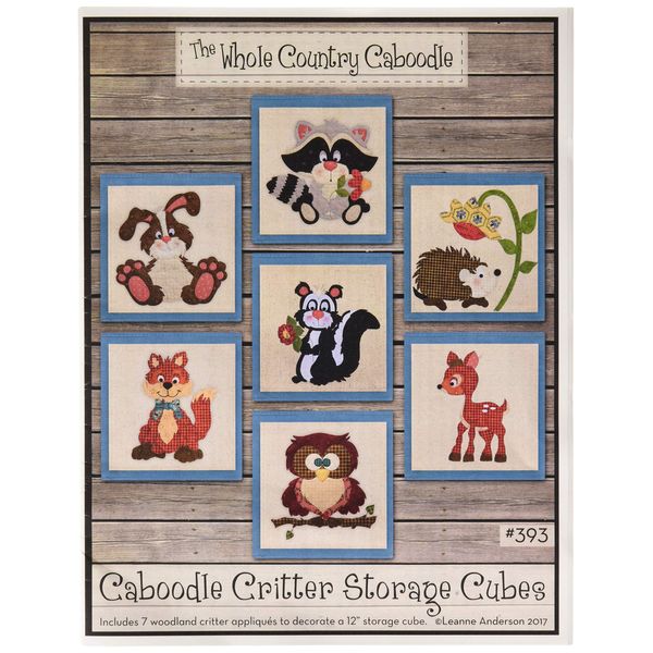 Whole Country Caboodle Caboodle Critter Storage Cubes Pattern