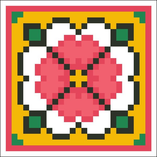 DIAMOND DOTZ Painting, Beginner Kit, Fabric, Morocco, 7.6 x 7.6cm