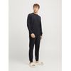 JACK & JONES Jacsolid W Noos Men's Lounge Set, black