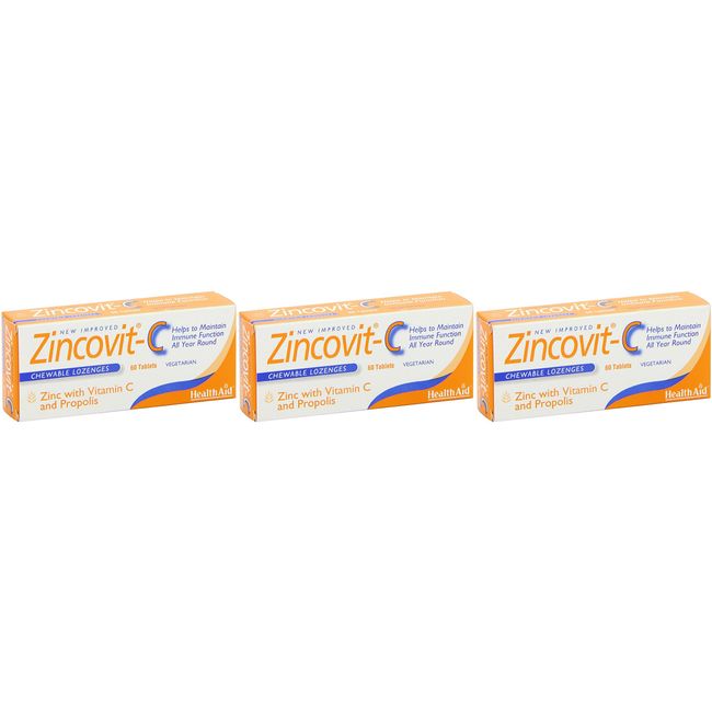 (3 PACK) - HealthAid - Zincovit C | 60's | 3 PACK BUNDLE