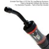 Armerah Pipe Stem Jr 510 Drip Tip e-cig Mouthpiece Long/Aluminium/Solid Single in Black