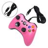 Wired Controller Replacement for Xbox 360 Joypad Vibration Gamepad Joystick for PC Controller for Windows 7/8 / 10(Pink）