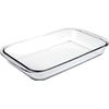 IBILI Kristall Rectangular Tray, 23 x 15 x 5 cm