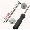Motorcycle Spark Plug Spanner Wrench Socket Tool Bag Aluminum Replacement Kit