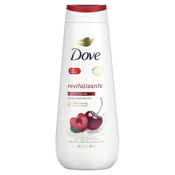 Body Wash, Cherry & Chia Milk, 20 fl oz (591 ml)