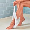 Bath Brush with Extra-Long Ergonomic Handle & Handy Hanging Hole