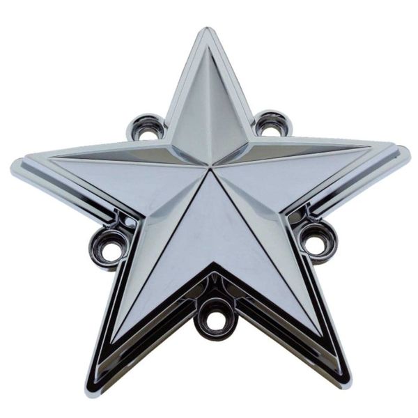 XD XDS STAR LOGO - CHROME (5PK) - XDSTAR-CH-PK