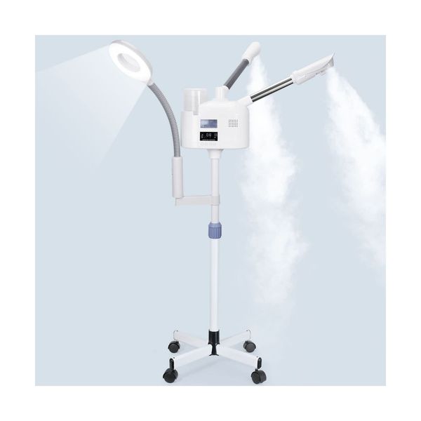 Facial Steamers Professional 3 in 1 Facial Steamer with 5X Magnifying Lamp, U...