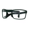 SA106 Collapsible Rectangular Plastic Folding Clear Lens Reading Glasses Green 1.75