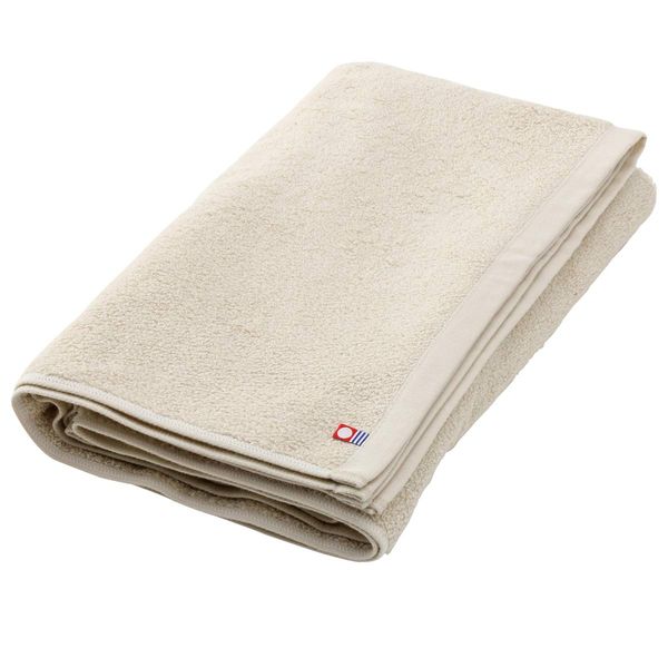 Imabari Towel, Made in Japan, Bath Towel, 100% Cotton, Approx. 12.7 oz (345 g), 1,100 Momme, 27.6 x 51.2 inches (70 x 130 cm), White Gold, Imabari Bath Towel, Cotton Bath Towel, Plain, Imabari Towel, Domestically Produced, Beauty Salon Towel, Commercial U