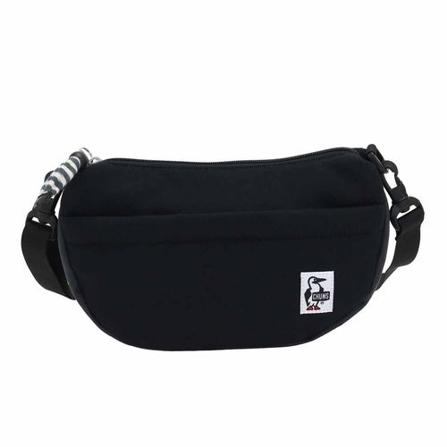 Chums Shoulder Bag, Mini Banana Shoulder, Sweat, Nylon, black / charcoal