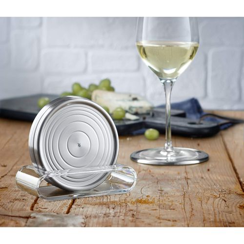 WMF Loft Coaster Set, Silver, 7-Piece