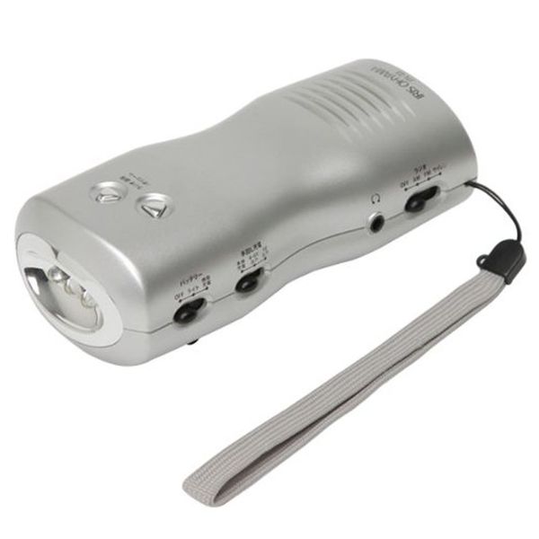 Iris Ohyama JTL-23 Emergency Goods, Emergency Radio, Light, Hand-Crank Chargeable