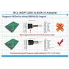 SATA III to M.2 SSD Adapter Device Sleep Mode (DEVSLP)