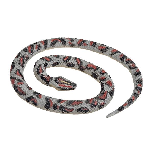 WILD REPUBLIC Rock Python, Rubber Snake Toy, Gifts for Kids, Educational Toys, 26", Multi