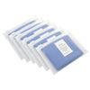 Mcsher Microfiber Cleaning Cloths - 6 Pack, Blue, 6"x 7" Inch