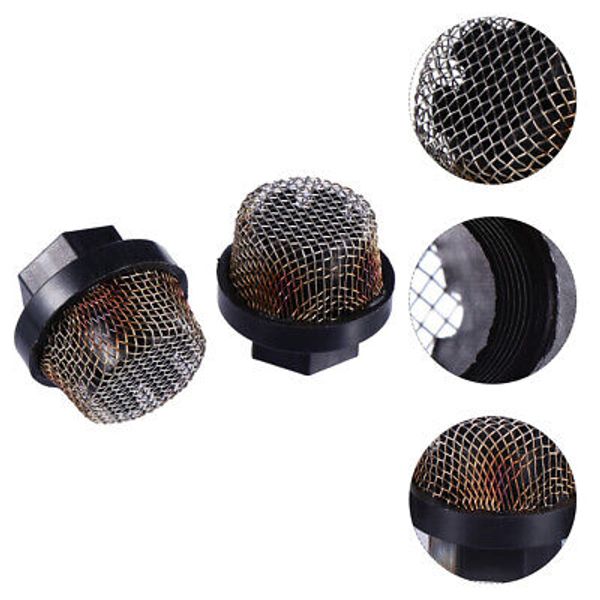 2 Pcs Hose Spray Nozzle Airbrush Paint Strainer Sprayer Filter