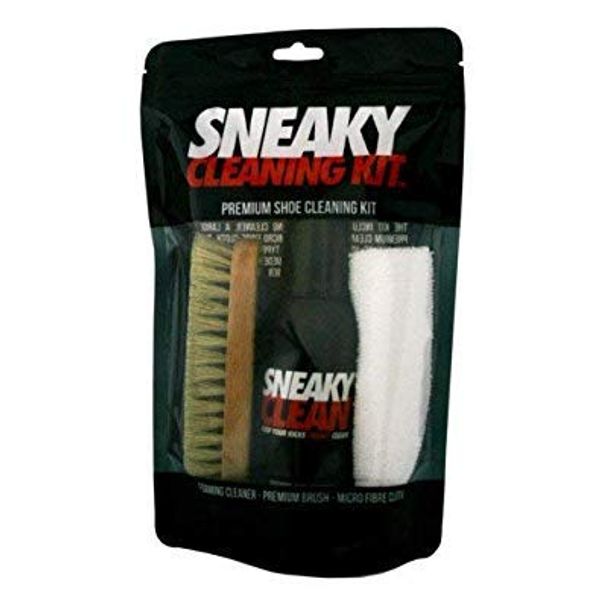 Sneaky Brand Shoe Care Kit 6.3 x 2.8 x 10.2 inches (160 x 70 x 260 mm), clear