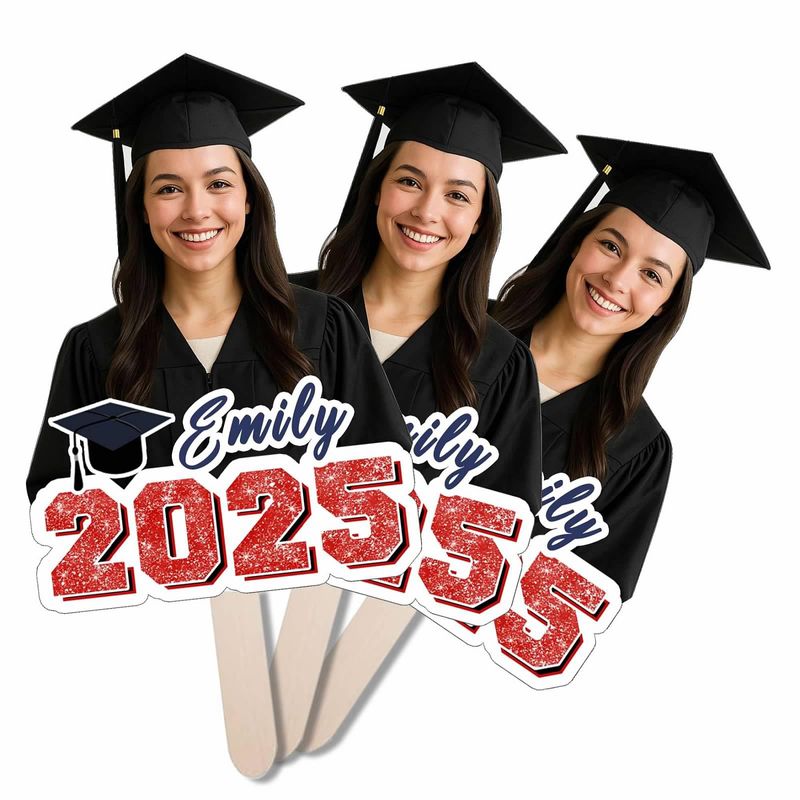 Graduation Big Head Cutout, Custom Big Head on a Stick, Real Life Fun ...