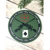 Sniper PVC Patch - Tactical Morale Sniper Ace Card Patch - Gun Military Patch