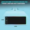 LED RGB Mouse Pad Keyboard 15W Qi Wireless Fast Charging Ultra Smooth Surface