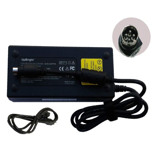 UpBright 4-Pin 48V AC/DC Adapter Compatible with Swann NVR16-8580 16 Ch 4k Network Video Recorder Ultra HD CCTV Security System NVR16-8580RN NVR-168580 CS CS-4803750 48VDC 3.75A 180W Power Supply Cord