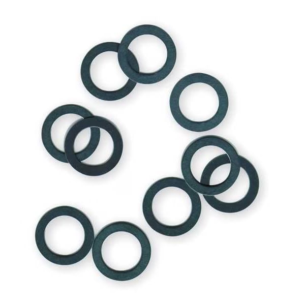 Arbor Shim Assortment Inside Dia. 0.625", Pk19