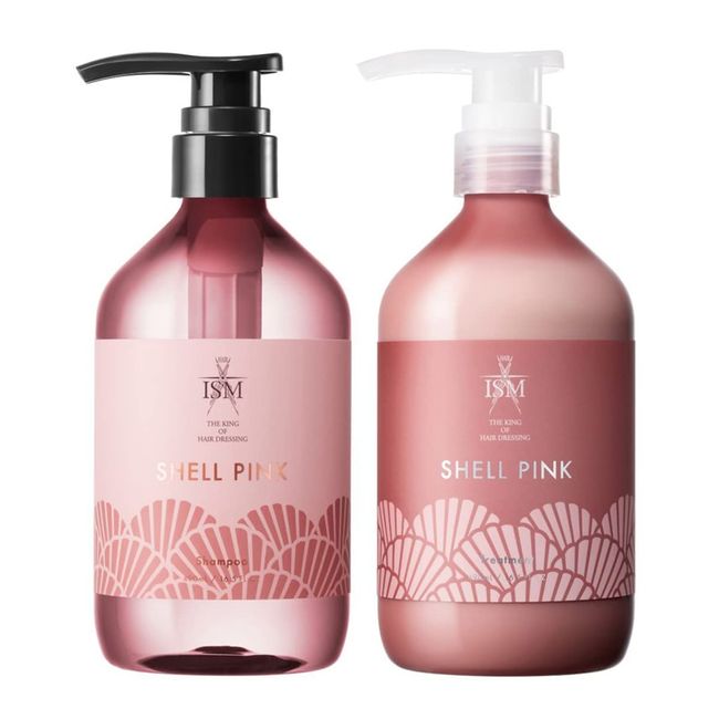 ISM Shampoo & Treatment Set, Shell Pink, 17.3 fl oz (490 ml) Each