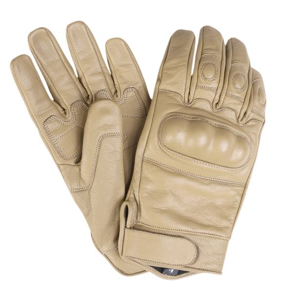 TACTICAL GLOVES LEATHER COYOTE