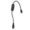 Usb C Extension Cable, Extension Cable, 30cm/11.8inch Button Control USB C Power On/Off Switch Extension Cable Usb-C Extension Cable for Type C Interface Devices, Mobile Phones, Tablet Computers