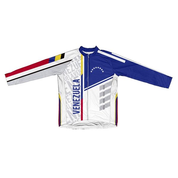 ScudoPro Venezuela Long Sleeve Cycling Jersey for Women - Size S White