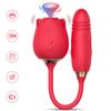 Rose Shaped Sucking Thrusting Vibrating Clitoris Stimulator Rechargeable Massage