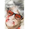 Smiffys Gruesome Geek Specs Frame with Blood Drip (Black)