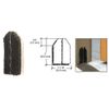 CRL Black Door Jamb Dust Pads - 10 Pack