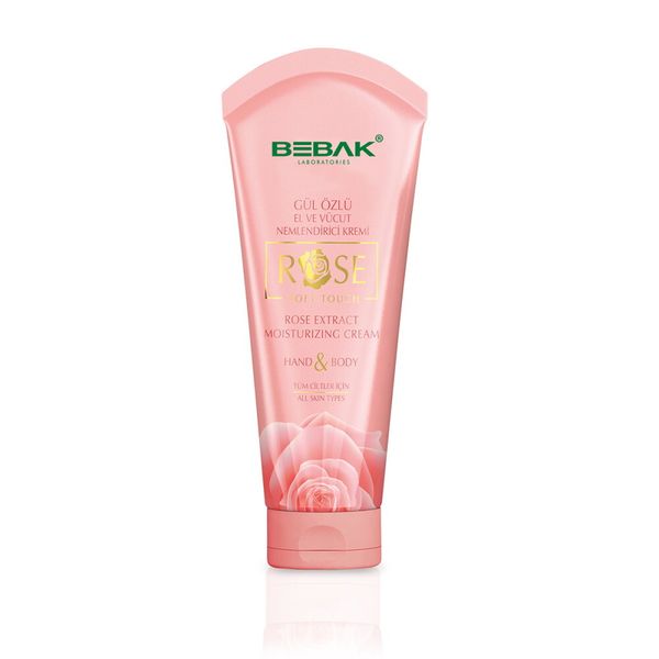Bebak Rose Extract Hand and Body Moisturizing Cream 75 ML