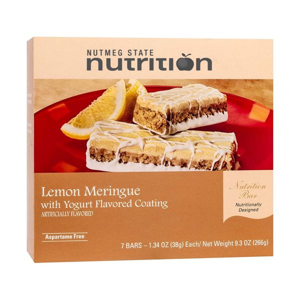 Nutmeg State Nutrition - High Protein Snack Bars, 10g Protein, 150 Calories, Low Sodium, 19g Carbs, 2g Fiber, 7 Servings Per Box