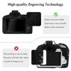 Rieibi EOS R50 Case, Soft Silicone Protective Case for Canon EOS R50 EOSR50 Camera, Lightweight EOS R50 Camera Case - Black