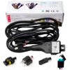 UNIPOWER Relay Harness Set, Long Type, H4 High Low Switch, 12 V Only