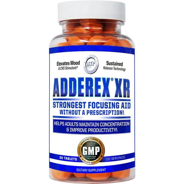 HI-TECH PHARMACEUTICALS ADDEREX XR (30) focus concentration productivity mood