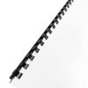 TOTiyea 50 Pack19 Ring Plastic Binding Combs, 1 Inch Diameter,200 Sheet Capacity, Letter Size, Black Comb Binding Spines