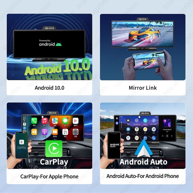 Pro 10.26 Android Auto Dash Cam & Carplay Companion Smart Player